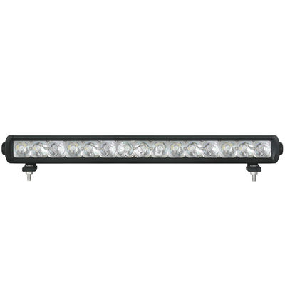 UTV স্পট বিম স্লিম একক সারি LED লাইট বার 20 ইঞ্চি 45W IP69K বন্ধনী সহ