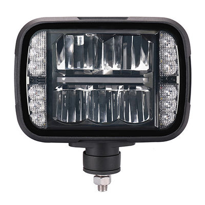 গুণ  Black SAE 5 X 7 LED Snow Plow Headlights 30W 6000K High Low Beam কারখানা