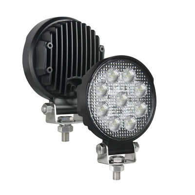 R10 13.5w শক্তিশালী বৃত্তাকার LED ওয়ার্ক লাইট ফ্লাড বিম