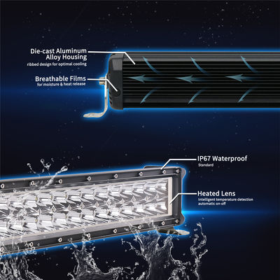 76cm 204W কার LED লাইট বার Emark Osram LED বার হিটিং লেন্স