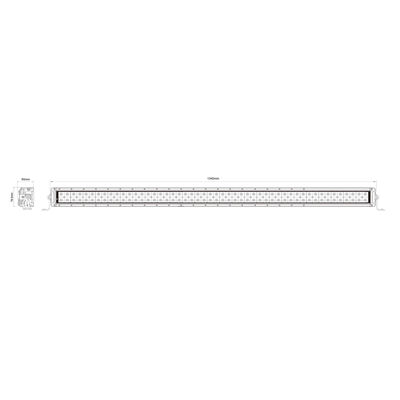 ডাবল রো LED লাইট বার OSRAM LED চিপ ট্রাক লাইট বার অফরোড লাইটিং সিস্টেম