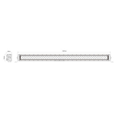 উত্তপ্ত লেন্স TS 16949 সহ CE 40in 240W LED ড্রাইভিং লাইট বার