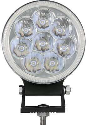E50 R10 ATV 5 ইঞ্চি রাউন্ড LED ড্রাইভিং লাইট অফরোড 24W ওয়াটারপ্রুফ