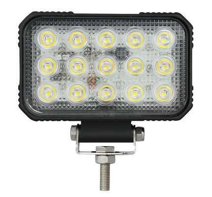 মোটরসাইকেল 75W আয়তক্ষেত্রের LED ফ্লাড লাইট ডুয়াল মাউন্ট IP67 IP69K