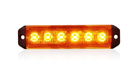 6PCS*1W Osram চিপ LED ফ্ল্যাশিং ওয়ার্নিং লাইট R65 অফ রোড LED ফ্লাড লাইট