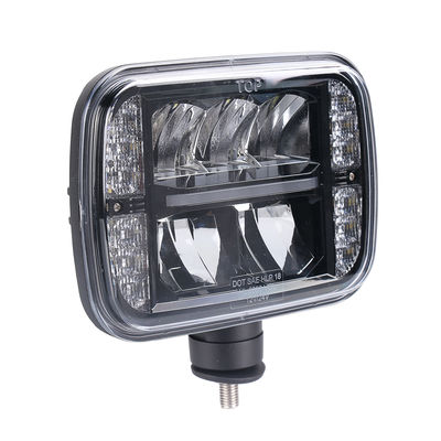 কালো SAE 5 X 7 LED স্নো প্লো হেডলাইট 30W 6000K হাই লো বিম