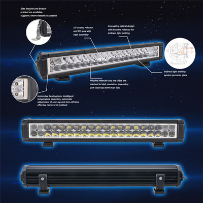 SUV 2700lx R10 এর জন্য 24pcs*3w অফ রোড ড্রাইভিং ডুয়াল রো LED লাইট বার