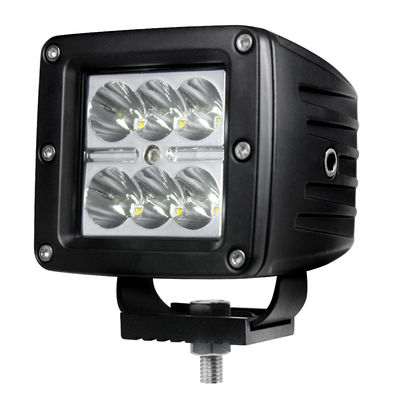 IP67 R10 স্পট বিম LED লাইট পড ফ্লাড 90 ডিগ্রি 18W 3 ইঞ্চি LED কিউব