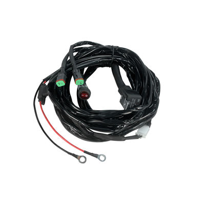12V 30A 150w LED লাইট বার ওয়্যারিং হারনেস কিট OEM অটোমোটিভ ওয়্যারিং সংযোগকারী