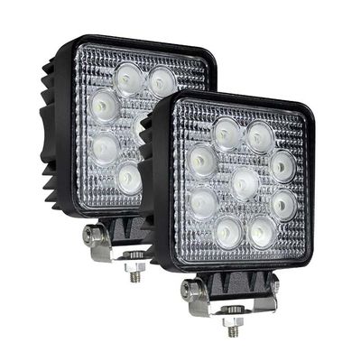 UTV-এর জন্য RoHS 27Watt 2PCS LED ওয়ার্ক ফ্লাড লাইট 2160 Lm