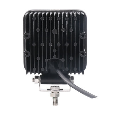 IP69K 48W স্পট বিম LED লাইট ব্ল্যাক স্কোয়ার অফ রোড ওয়ার্ক ল্যাম্প
